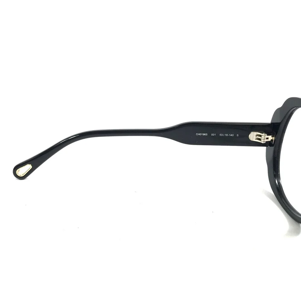 Chloe Sunglasses CH0196S 001 Shiny Black Oversized Purple Photochromic 53-16-140
